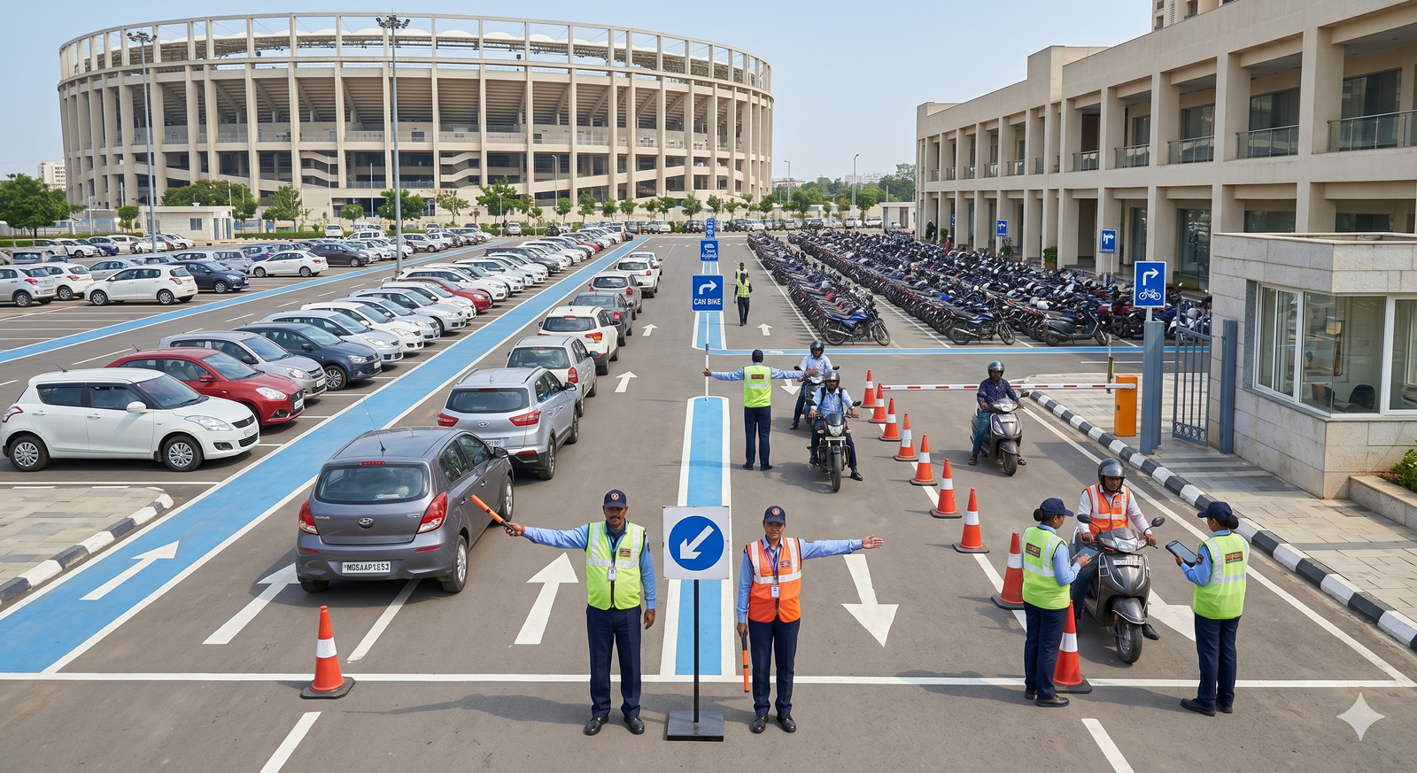 Parking marshal services