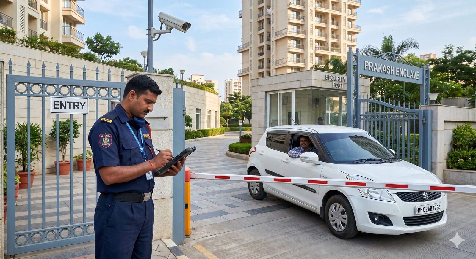 GuardAdda society and residential security deployment
